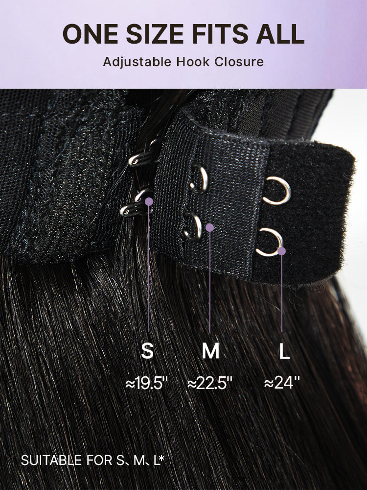 Luvme layered cut Yaki straight lace bob wig with bangs in reddish purple, featuring a minimalist style and all-day comfort cap