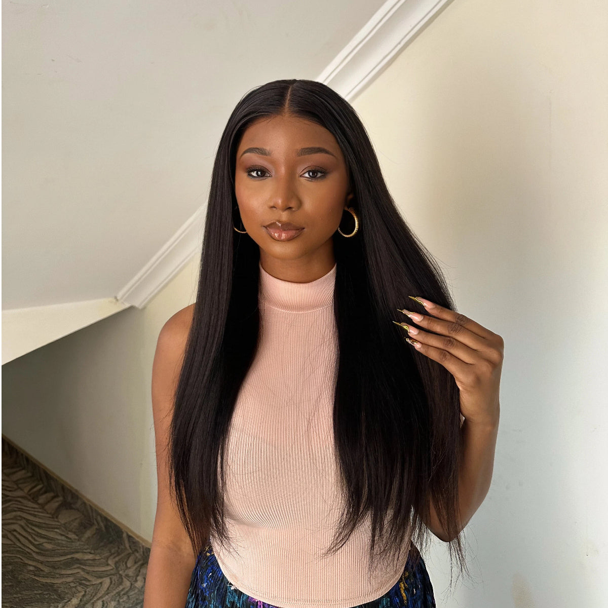 Special Deal | Silky Straight Glueless Ear-to-ear 13x4 HD Lace Front Wig Pre-Cut Lace - US Only-16