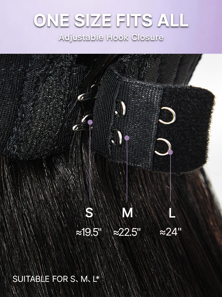 Luvme All-Day Comfort™ wig with ombre blonde highlights, loose body waves, bangs, 7x6 lace closure, human hair, HD lace
