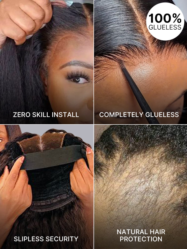 Luvme Hair afro curly 5x5 lace closure wig with 200% density, glueless, pre-cut, beginner-friendly, one size fits all cap