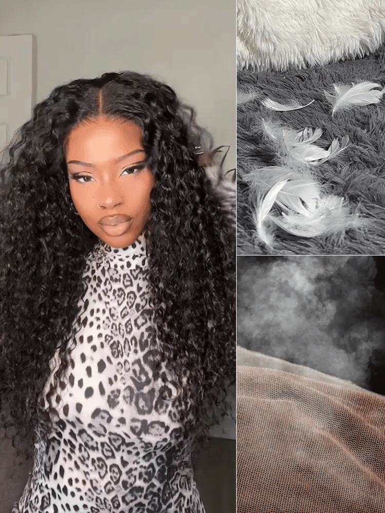 AiryFit™ Scalp Care Wigs | Effortless Water Wave Snugfit Glueless 5x5 Closure Pre-Cut Lace Curly Wig-27