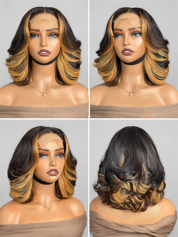 PreMax 180% Density 12 Inch 5x5 Closure HD Lace Custom Wig Pre-cut Lace-04