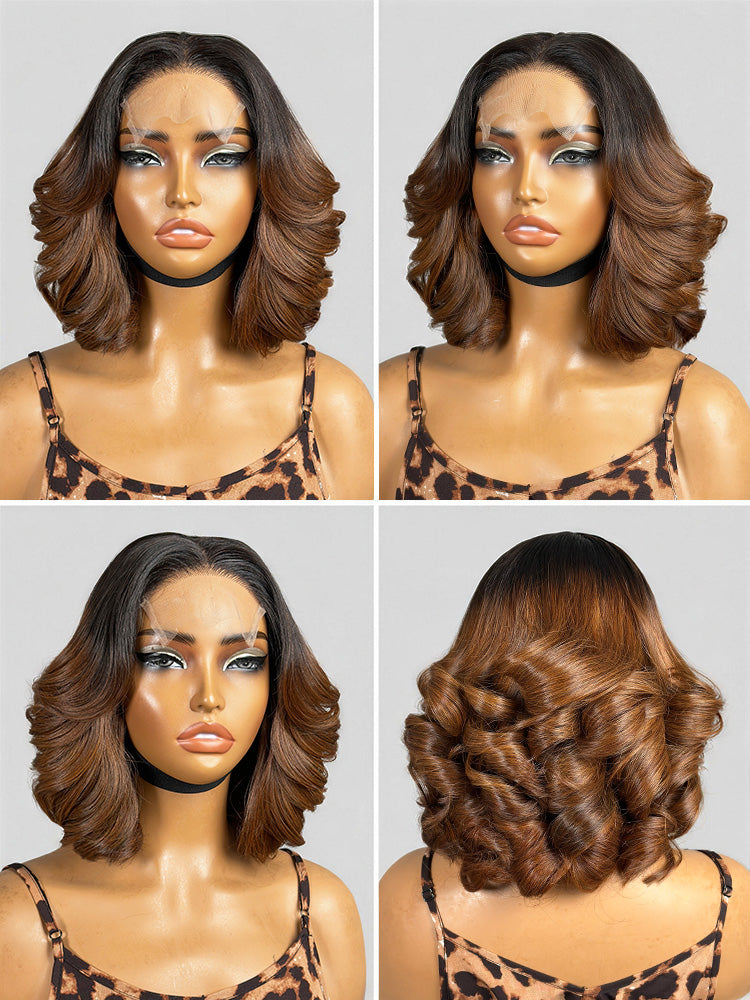 PreMax 180% Density 12 Inch 5x5 Closure HD Lace Custom Wig Pre-cut Lace-05