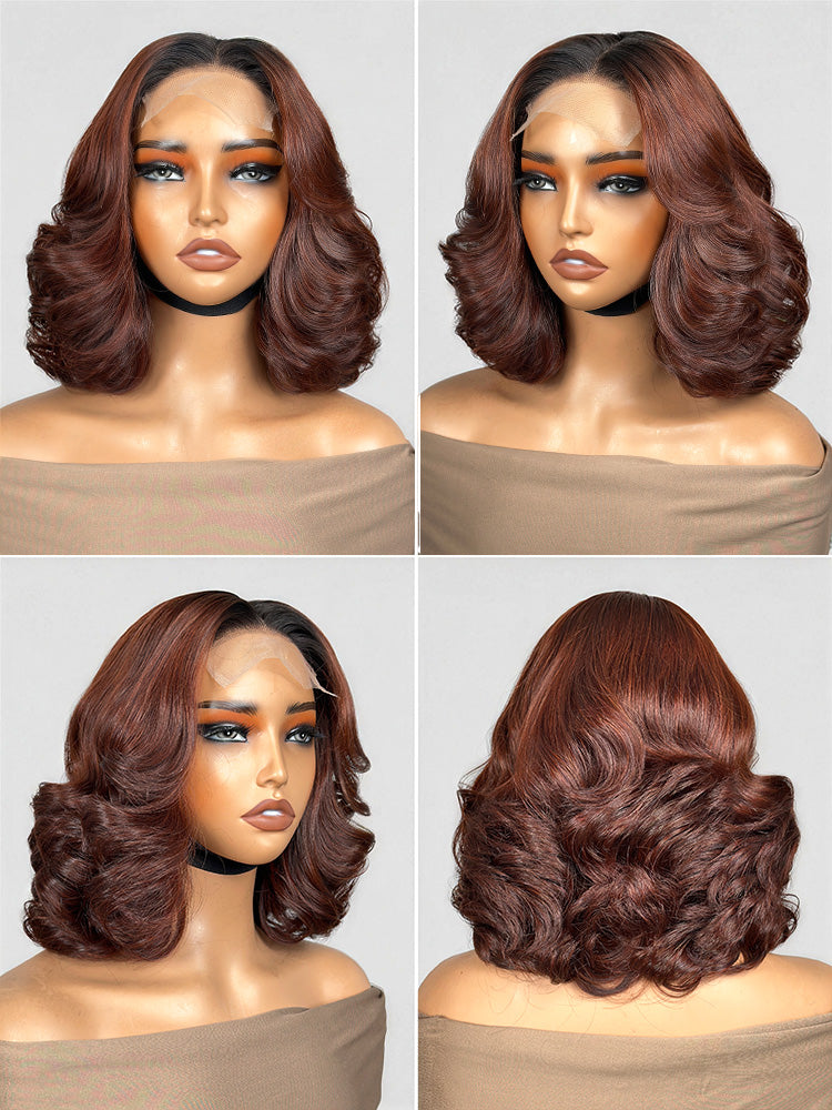 PreMax 180% Density 12 Inch 5x5 Closure HD Lace Custom Wig Pre-cut Lace-06