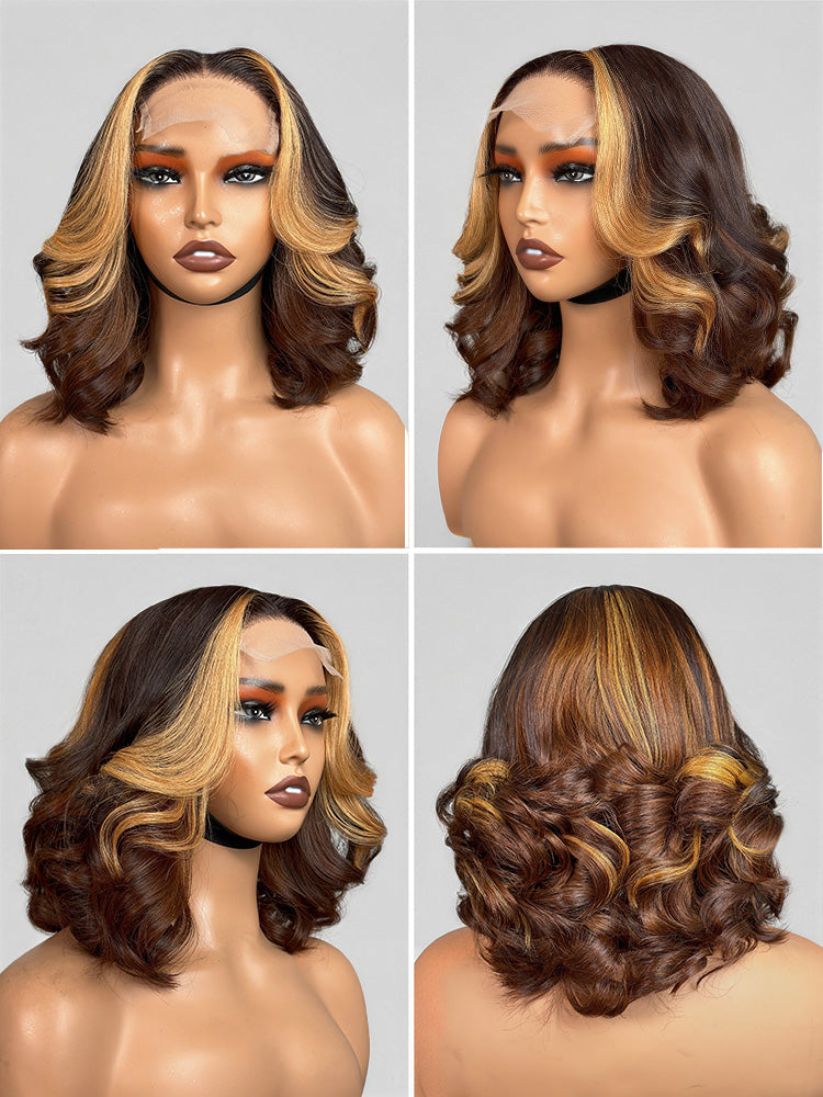 PreMax 180% Density 12 Inch 5x5 Closure HD Lace Custom Wig Pre-cut Lace-08