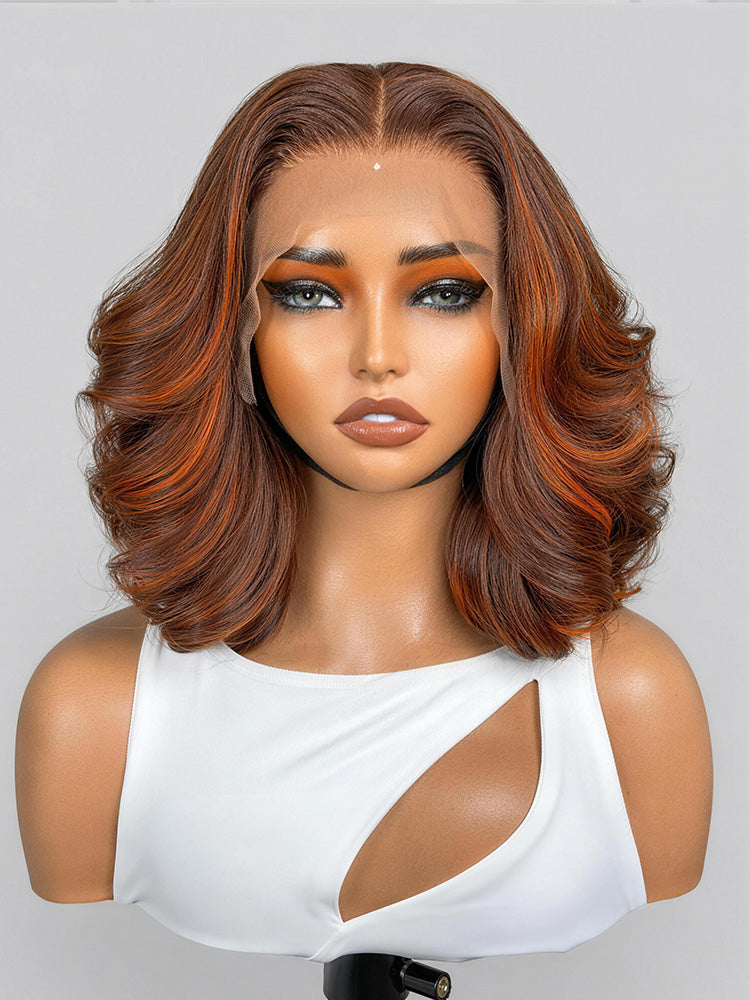 PreMax 180% Density 12 Inch 13x4 Frontal HD Lace Custom Wig Pre-cut Lace-03