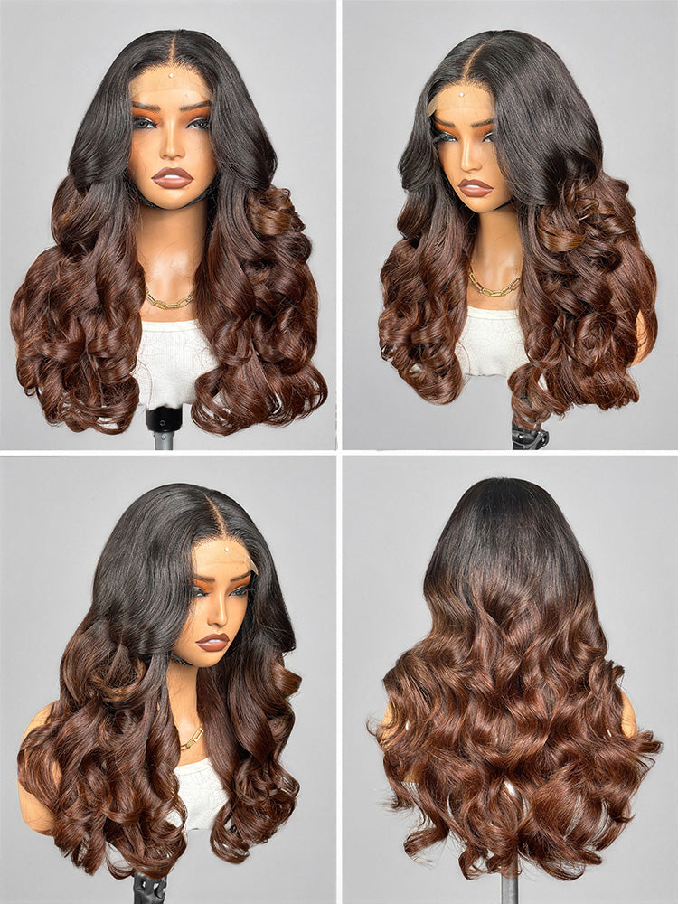 PreMax 180% Density 18 Inch 5x5 Closure HD Lace Custom Wig Pre-cut Lace-04