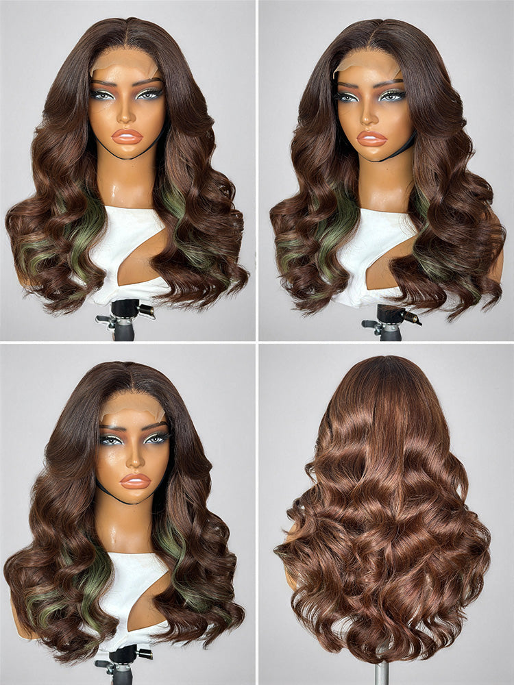 PreMax 180% Density 18 Inch 5x5 Closure HD Lace Custom Wig Pre-cut Lace-03