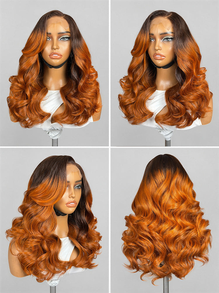 PreMax 180% Density 18 Inch 5x5 Closure HD Lace Custom Wig Pre-cut Lace-07