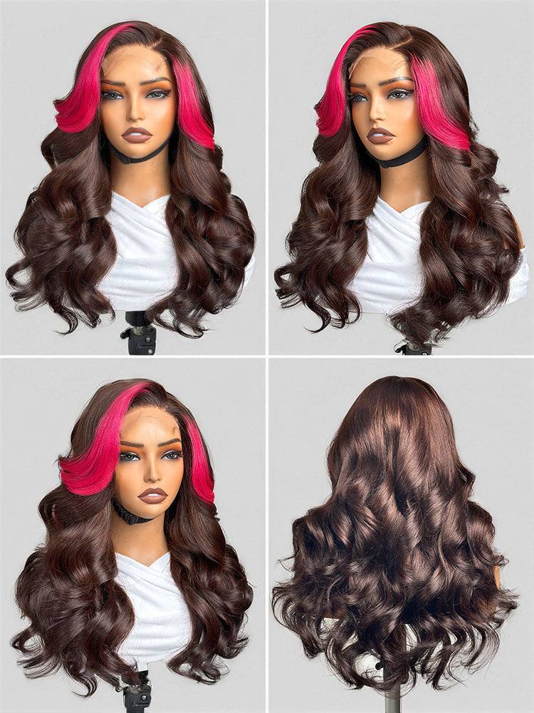 PreMax 180% Density 18 Inch 5x5 Closure HD Lace Custom Wig Pre-cut Lace-10