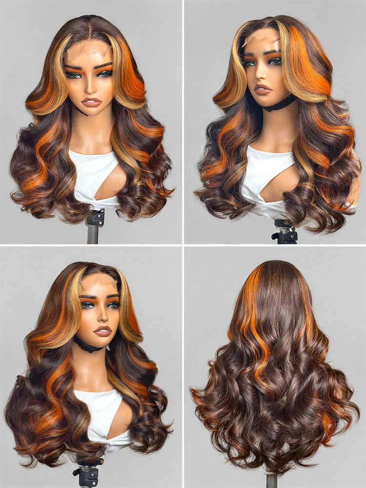 PreMax 180% Density 18 Inch 5x5 Closure HD Lace Custom Wig Pre-cut Lace-11