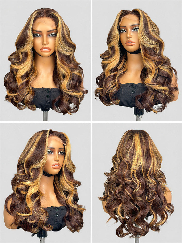 PreMax 180% Density 18 Inch 5x5 Closure HD Lace Custom Wig Pre-cut Lace-01