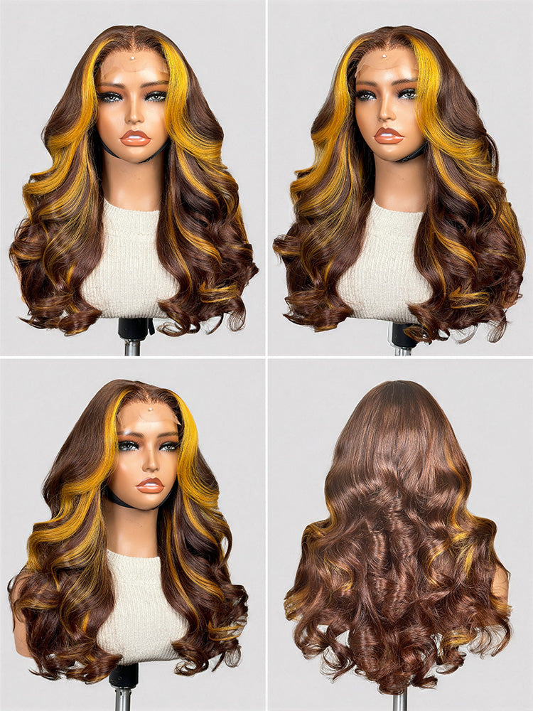 PreMax 180% Density 18 Inch 5x5 Closure HD Lace Custom Wig Pre-cut Lace-04