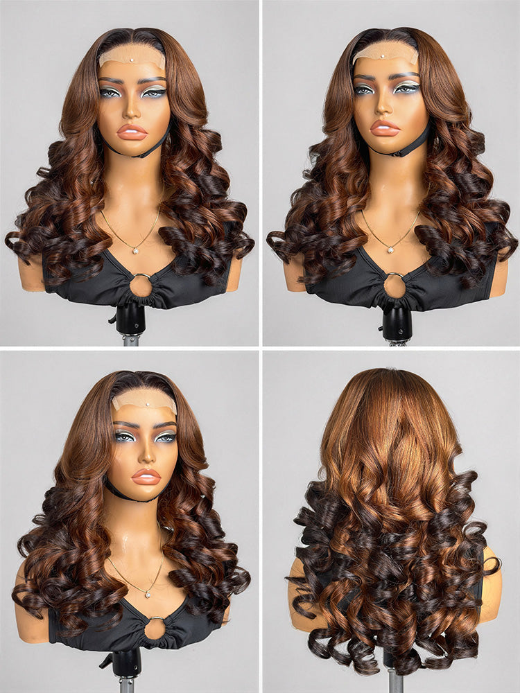 PreMax 180% Density 18 Inch 5x5 Closure HD Lace Custom Wig Pre-cut Lace-06