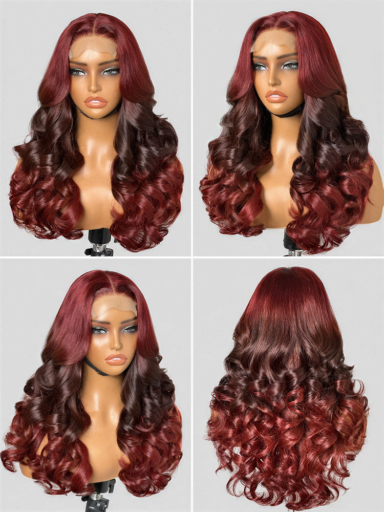 PreMax 180% Density 18 Inch 5x5 Closure HD Lace Custom Wig Pre-cut Lace-08