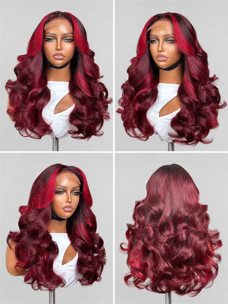 PreMax 180% Density 18 Inch 5x5 Closure HD Lace Custom Wig Pre-cut Lace-05