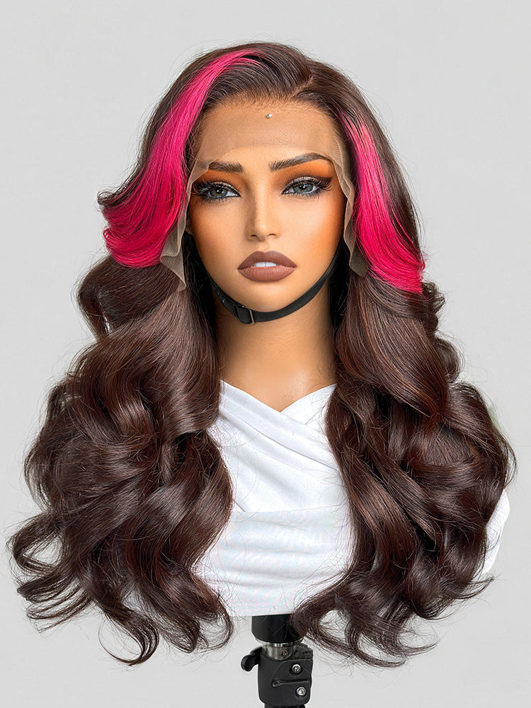PreMax 180% Density 18 Inch 13x4 Frontal HD Lace Custom Wig Pre-cut Lace-10