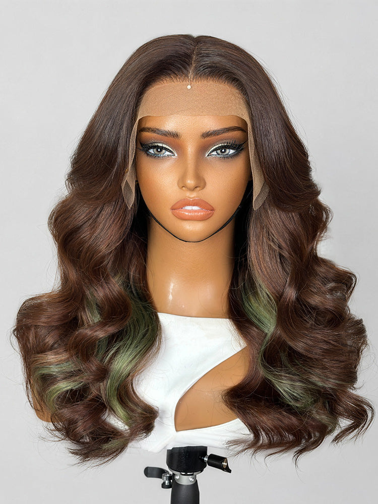 PreMax 180% Density 18 Inch 13x4 Frontal HD Lace Custom Wig Pre-cut Lace-03