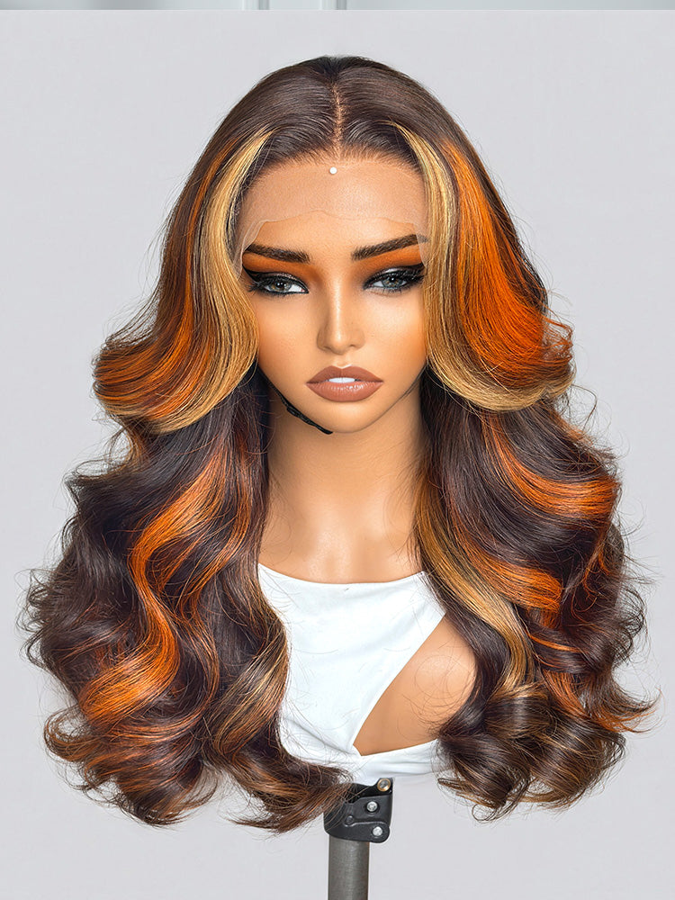 PreMax 180% Density 18 Inch 13x4 Frontal HD Lace Custom Wig Pre-cut Lace-11