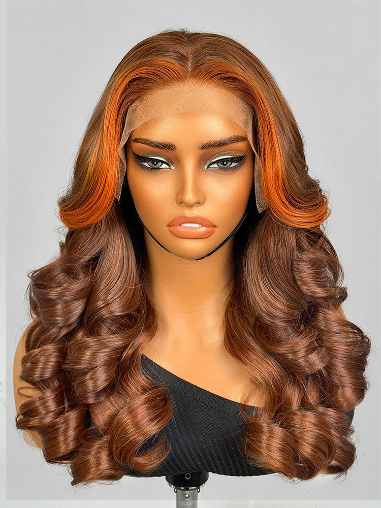 PreMax 180% Density 18 Inch 13x4 Frontal HD Lace Custom Wig  Pre-cut Lace-03
