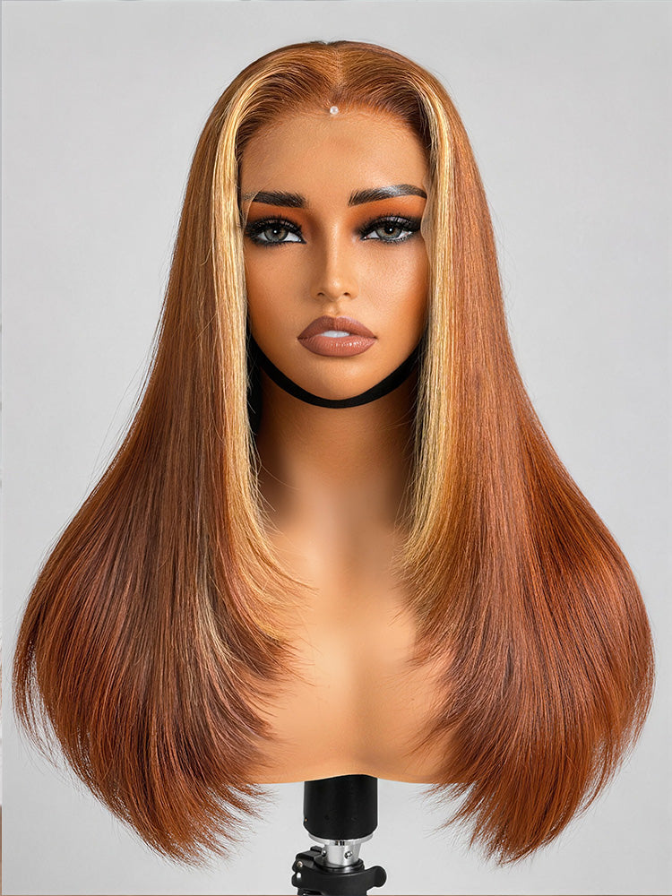 PreMax 180% Density 18 Inch 13x4 Frontal HD Lace Custom Wig  Pre-cut Lace-07
