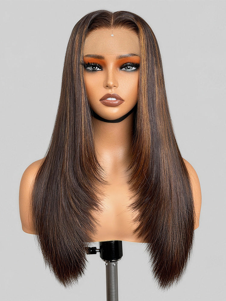 PreMax 180% Density 18 Inch 13x4 Frontal HD Lace Custom Wig  Pre-cut Lace-10