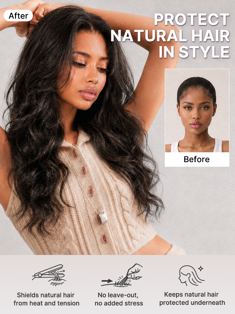 Luvme All-Day Comfort Wig 180% / 250% Density Kinky Body Wave PartingMax Glueless 7x6 Closure HD Lace Wig Pre-Cut Lace-08