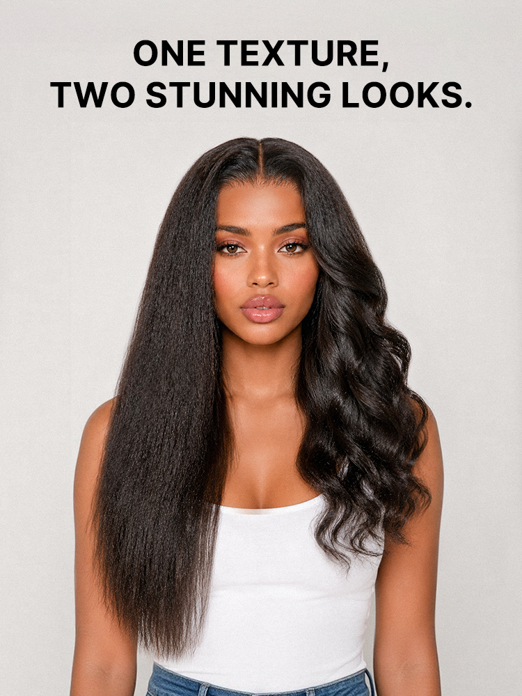 Luvme All-Day Comfort Wig 180% / 250% Density Kinky Body Wave PartingMax Glueless 7x6 Closure HD Lace Wig Pre-Cut Lace-11