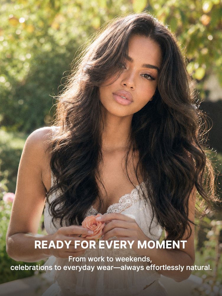 Special Deal | Luvme All-Day Comfort™ Wig 180% / 250% Density Kinky Body Wave / Layered Light Kinky Straight PartingMax Glueless 7x6 Closure HD Lace Wig Pre-Cut Lace-29