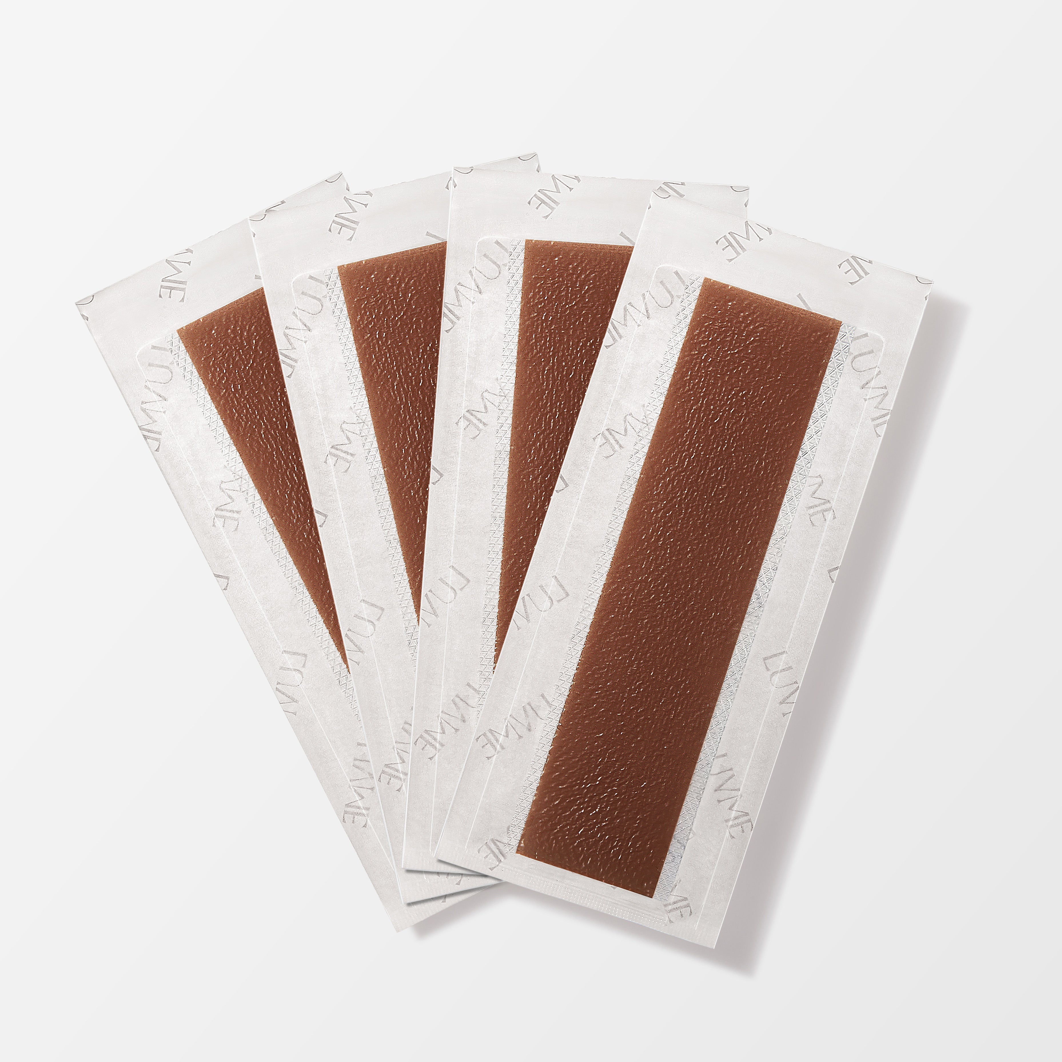 Luvme Hair 8-piece fake scalp tape set for wigs, featuring invisible knots and grids for seamless wig attachment.