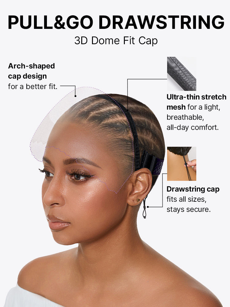 Blonde with caramel ombre Luvme Hair 13×4 HD lace front wig featuring loose waves and pre-cut lace, 180% density, human hair.
