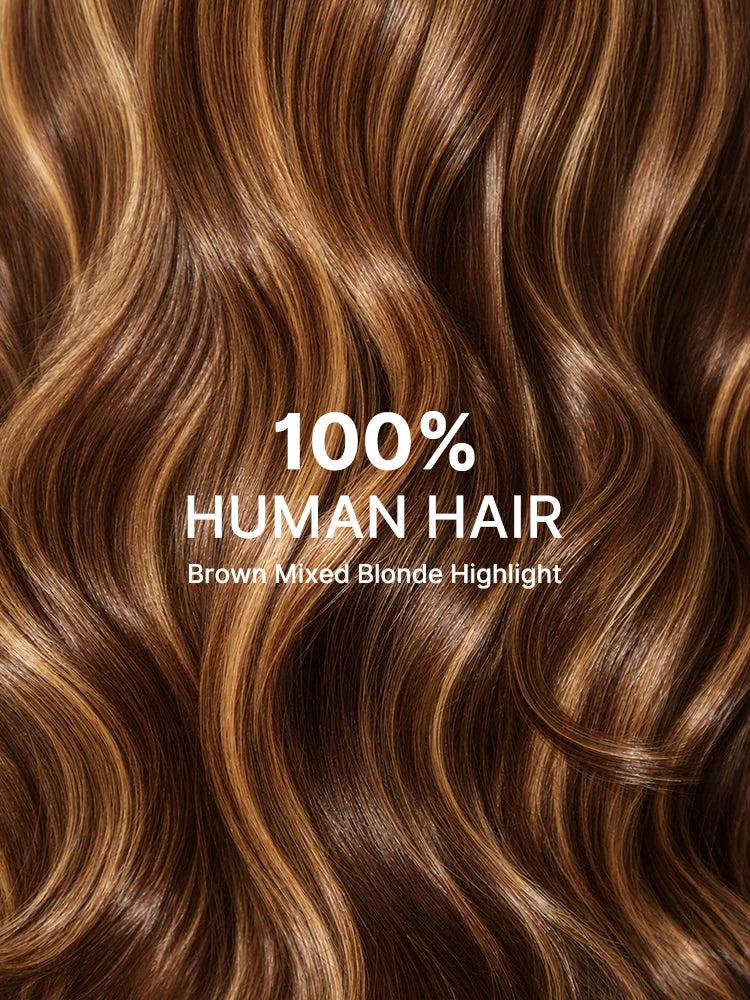 Luvme All-Day Comfort™ wig with 7x6 HD lace closure, loose body wave long wig, pre-cut lace, glueless design, natural parting.