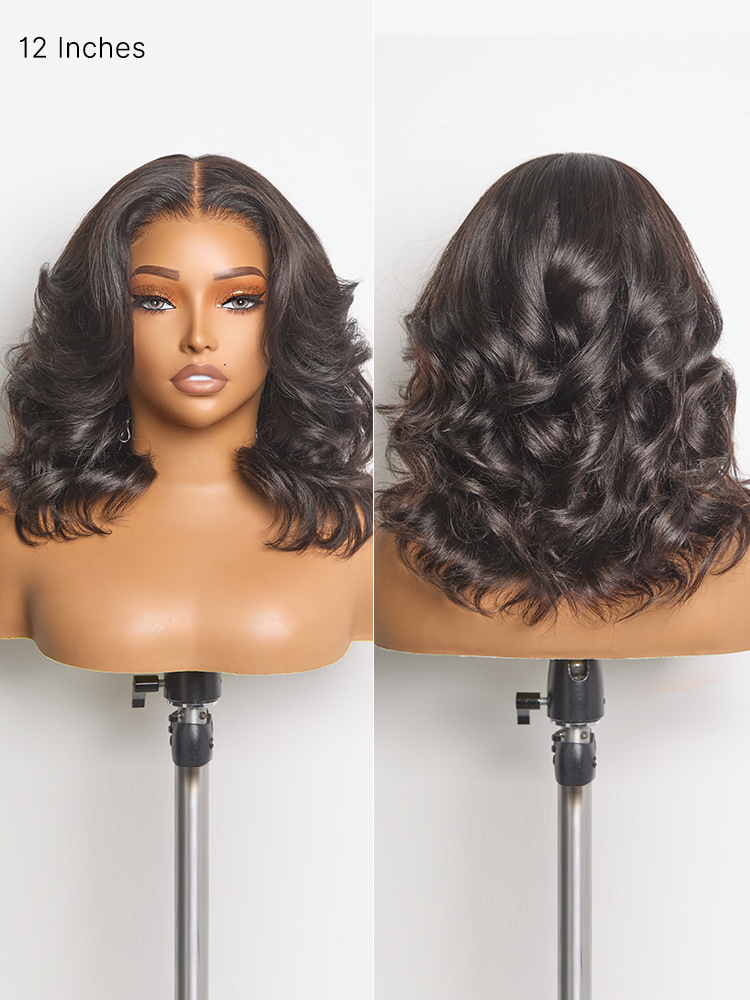 Luvme Hair MyOwn-Fit™ PartingMax glueless wig with 7x6 HD lace closure, light Yaki body wave, 180% density, flexi-fit cap