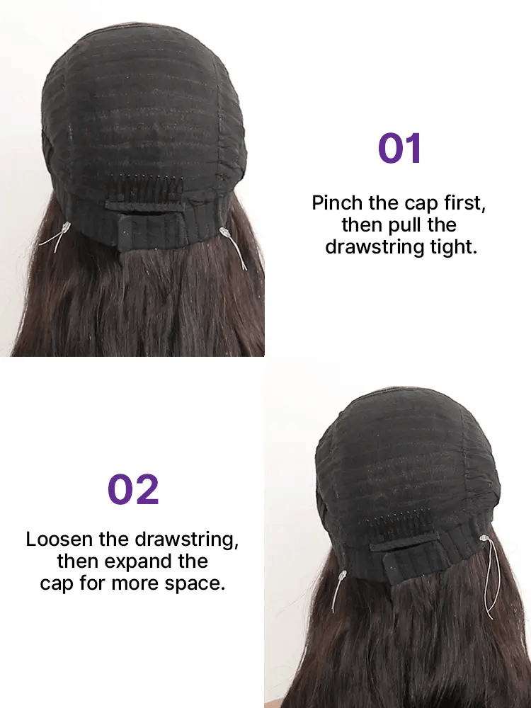 Luvme Hair MyOwn-Fit PartingMax glueless wig with 180% density, light Yaki body wave, 7x6 HD lace closure, and flexible cap.