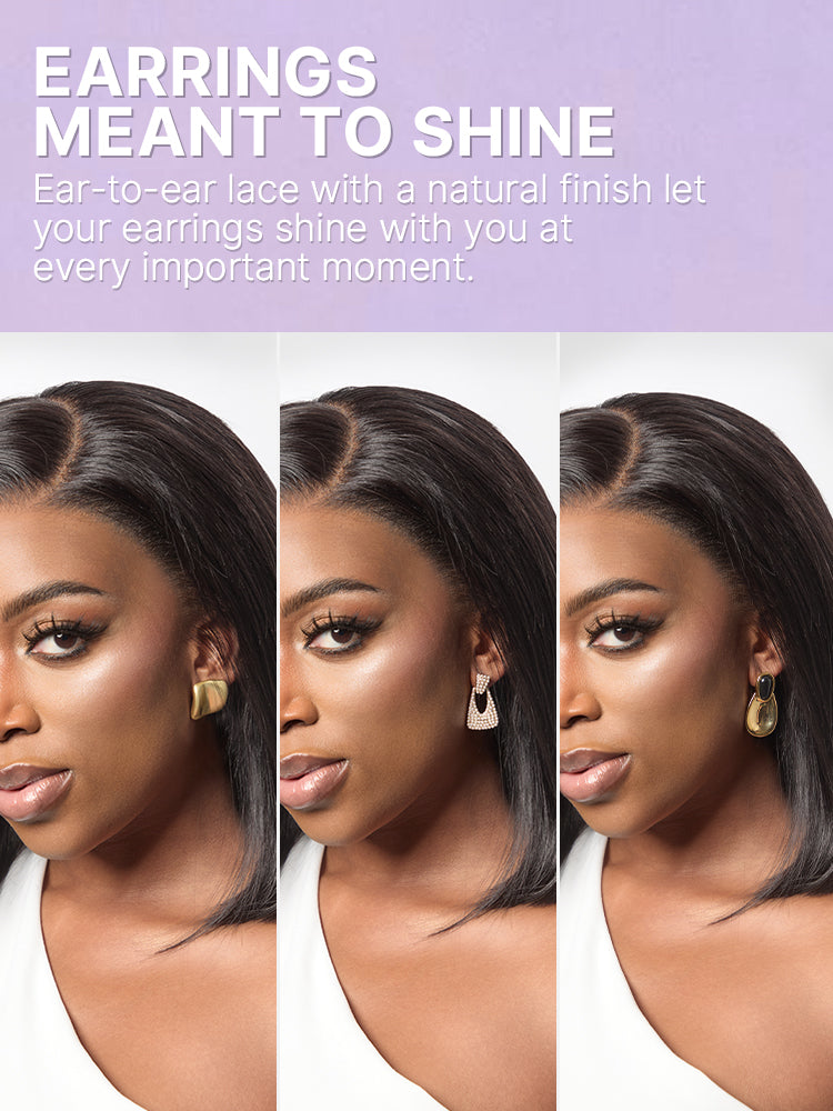Luvme Hair NatureMAX™ loose wave HD lace front wig with 13x4 lace, pre-cut lace, and flexible drawstring cap, natural hairline.