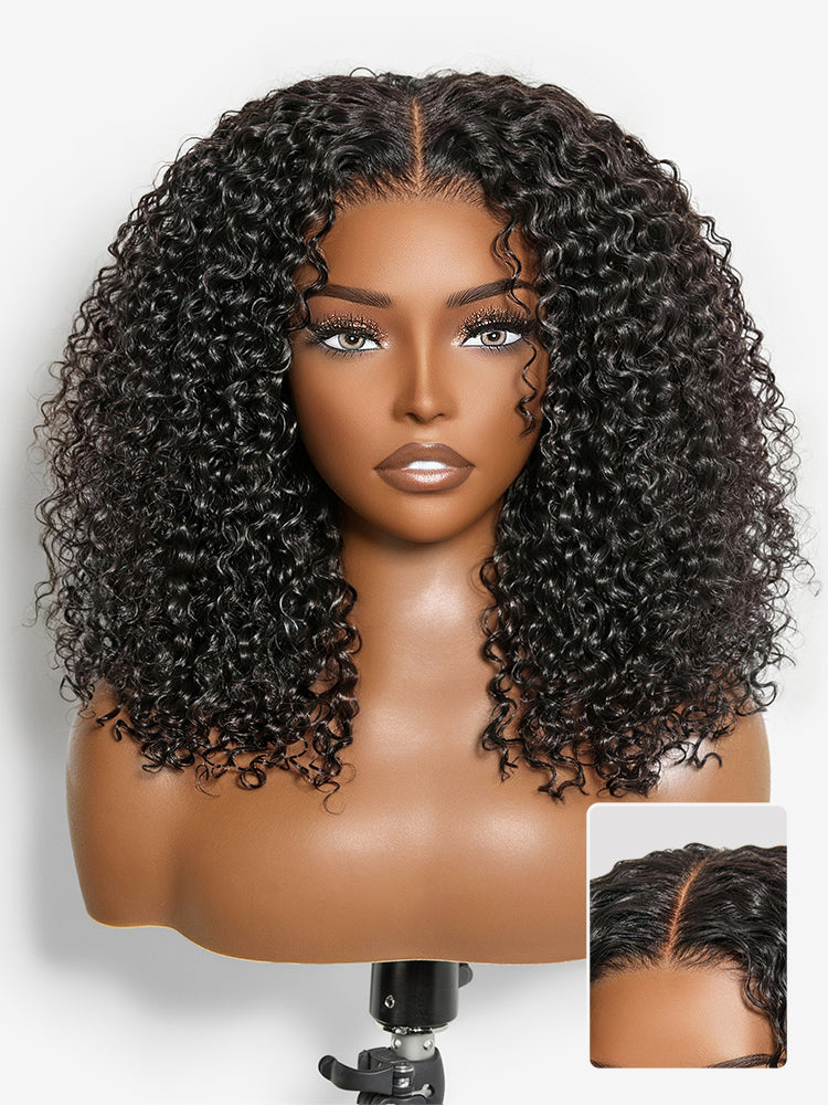 Luvme Hair afro curly lace closure wig with 5x5 pre-cut lace, glueless design, 200% density, beginner friendly, one size fits all cap