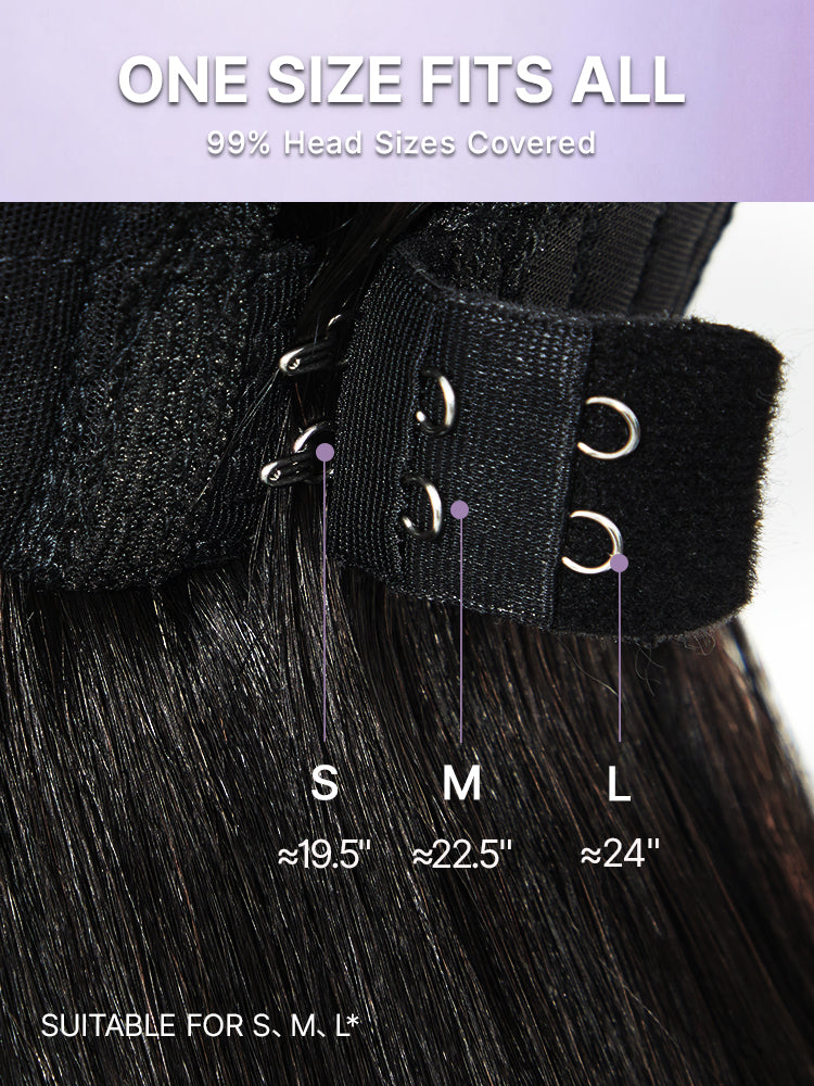 Luvme Hair Afro curly lace closure wig with 5x5 pre-cut glueless cap, 200% density, beginner friendly, one size fits all cap.