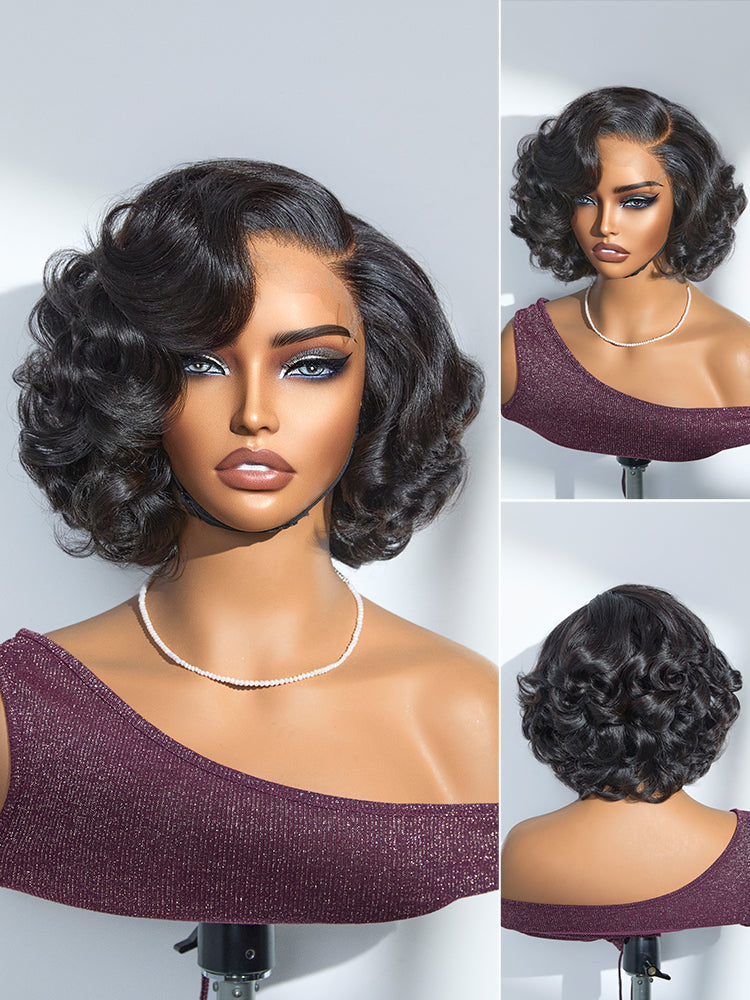 1 SEC INSTALL WIG | Mature Boss Brown Ombre Highlight / Natural Black Loose Wave Glueless Minimalist HD Lace Wig Pre-cut Lace-25