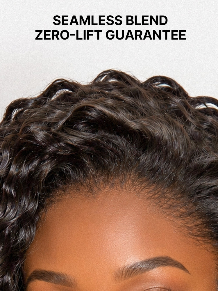 Fluffy & Full 250% Density Water Wave Glueless Half Wig Flexi-Fit Drawstring-23