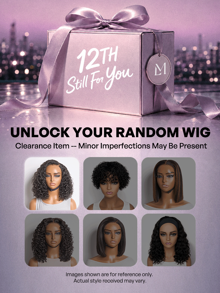 Luvme Hair curly, body wave, and straight wig add-on in 8-16 inches, featuring natural hair texture and versatile styling options.