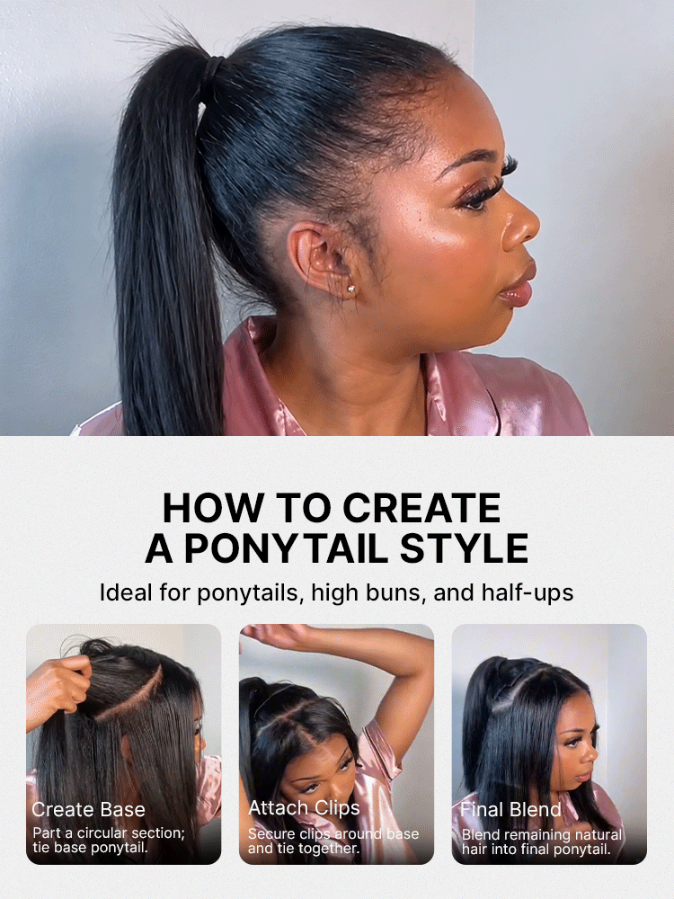 Yaki Straight 0.59mm Zero Trace Invisible Clip in Hair Extensions 100g 7pcs / 6pcs Seamless Blend & Lightweight for Daily Styling-37