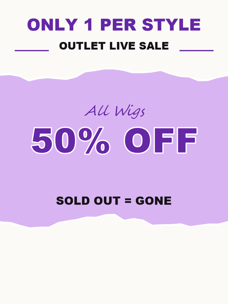 50% OFF Live Outlet Wigs | ONLY 1 PER STYLE-45