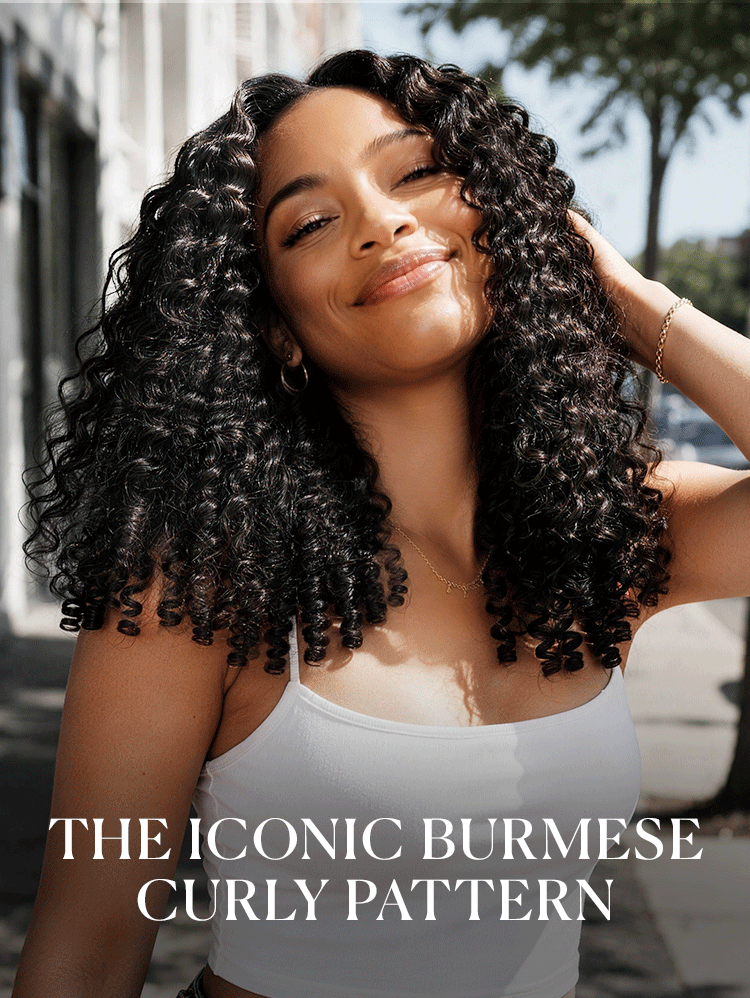 Luvme All-Day Comfort Wig 180% Density Burmese Curly Finger Coil Ends PartingMax Glueless 7x6 Closure HD Lace Wig Pre-Cut Lace-15