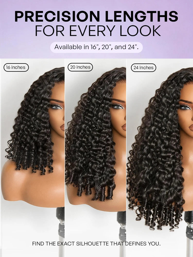 New Customers Only | Luvme All-Day Comfort Wig 180% Density Burmese Curly Finger Coil Ends PartingMax Glueless 7x6 Closure HD Lace Wig Pre-Cut Lace-09