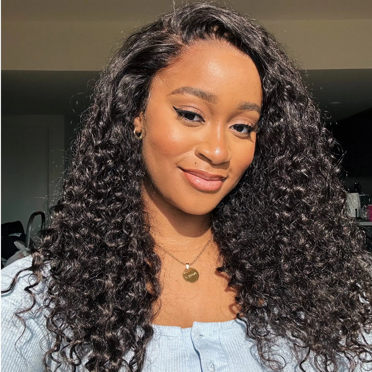 VIP ONLY | Water Wave 360 Lace Flexi-Fit Invisi Drawstring Cap Long Wig 100% Human Hair Pre-bleached & Pre-plucked & Pre-Cut Lace-14