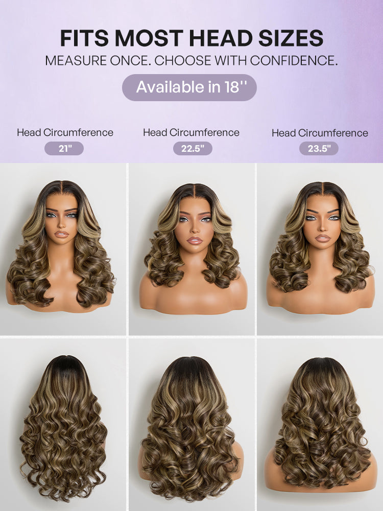 Luvme All-Day Comfort Wig 180% Density Loose Wave Sun-Kissed Blonde Highlight Glueless 7x6 Closure HD Lace Wig Pre-Cut Lace-08