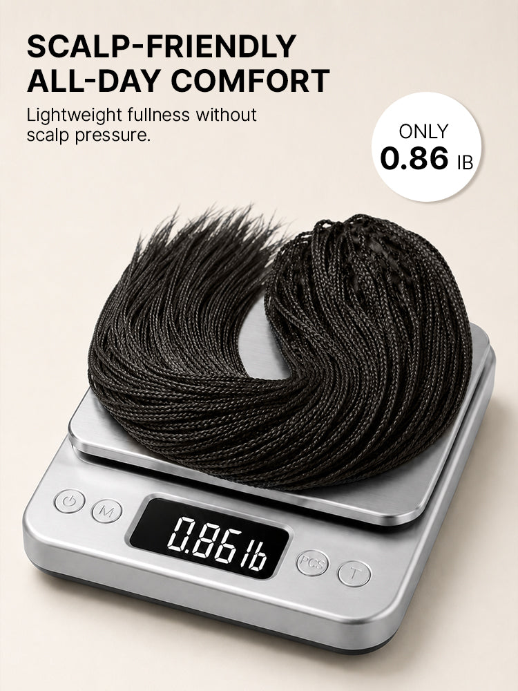 OwnScalp™ Lightweight Salon-Like Braids with a Real Scalp Look Full HD Lace Knotless Box Braided Wig - US Only-44