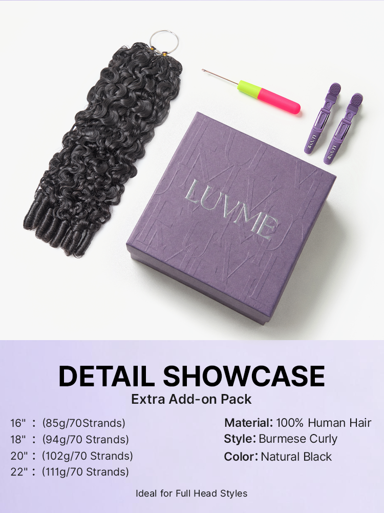 Readitress™ Pre-Separated Feather Crochet Human Hair for Miracle Knots Boho Braids | Deep Wave, Burmese Curly Protective Style (Free Gifts Included)  - US Only-84