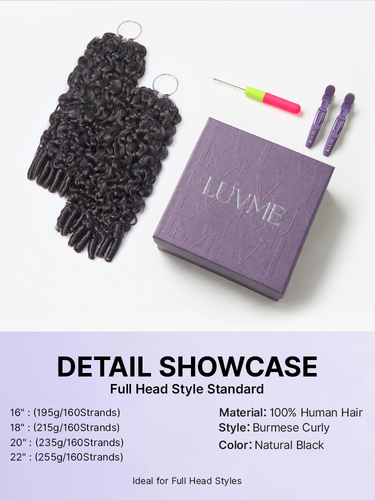 Readitress™ Pre-Separated Feather Crochet Human Hair for Miracle Knots Boho Braids | Deep Wave, Burmese Curly Protective Style (Free Gifts Included)  - US Only-85