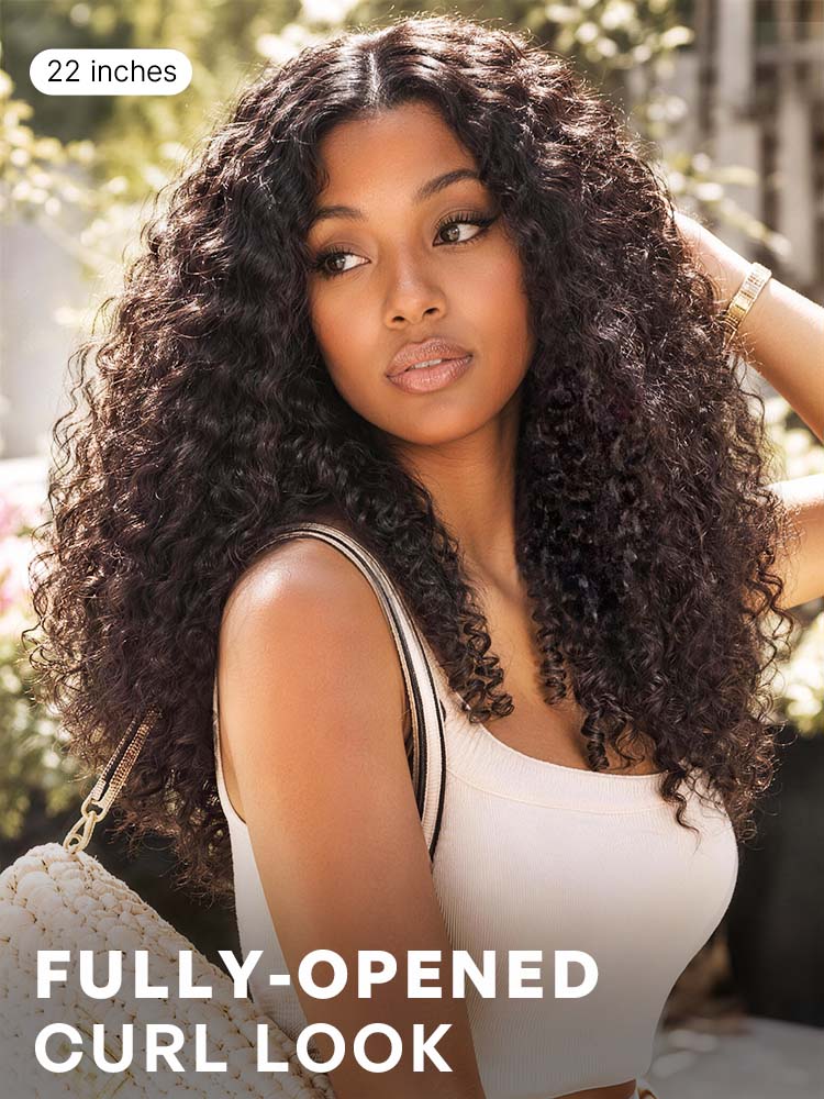 Luvme All-Day Comfort Wig 180% Density Burmese Curly Finger Coil Ends PartingMax Glueless 7x6 Closure HD Lace Wig Pre-Cut Lace-12
